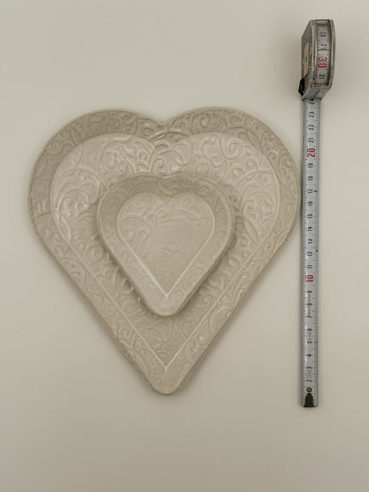 Serveerschaal Hart (2 maten)