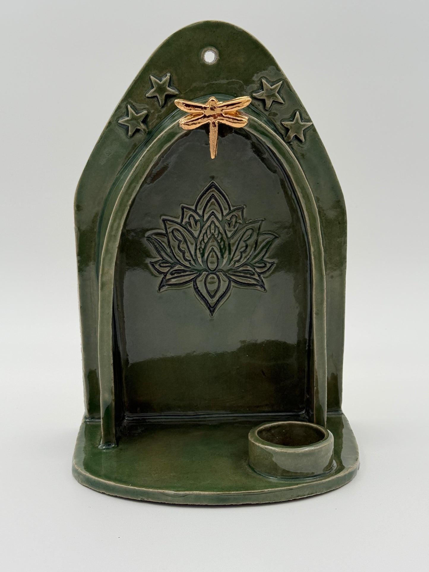 Altaartje voor binnen/buiten Jade / Goud