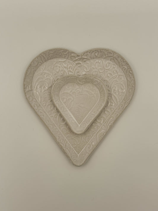 Serveerschaal Hart (2 maten)