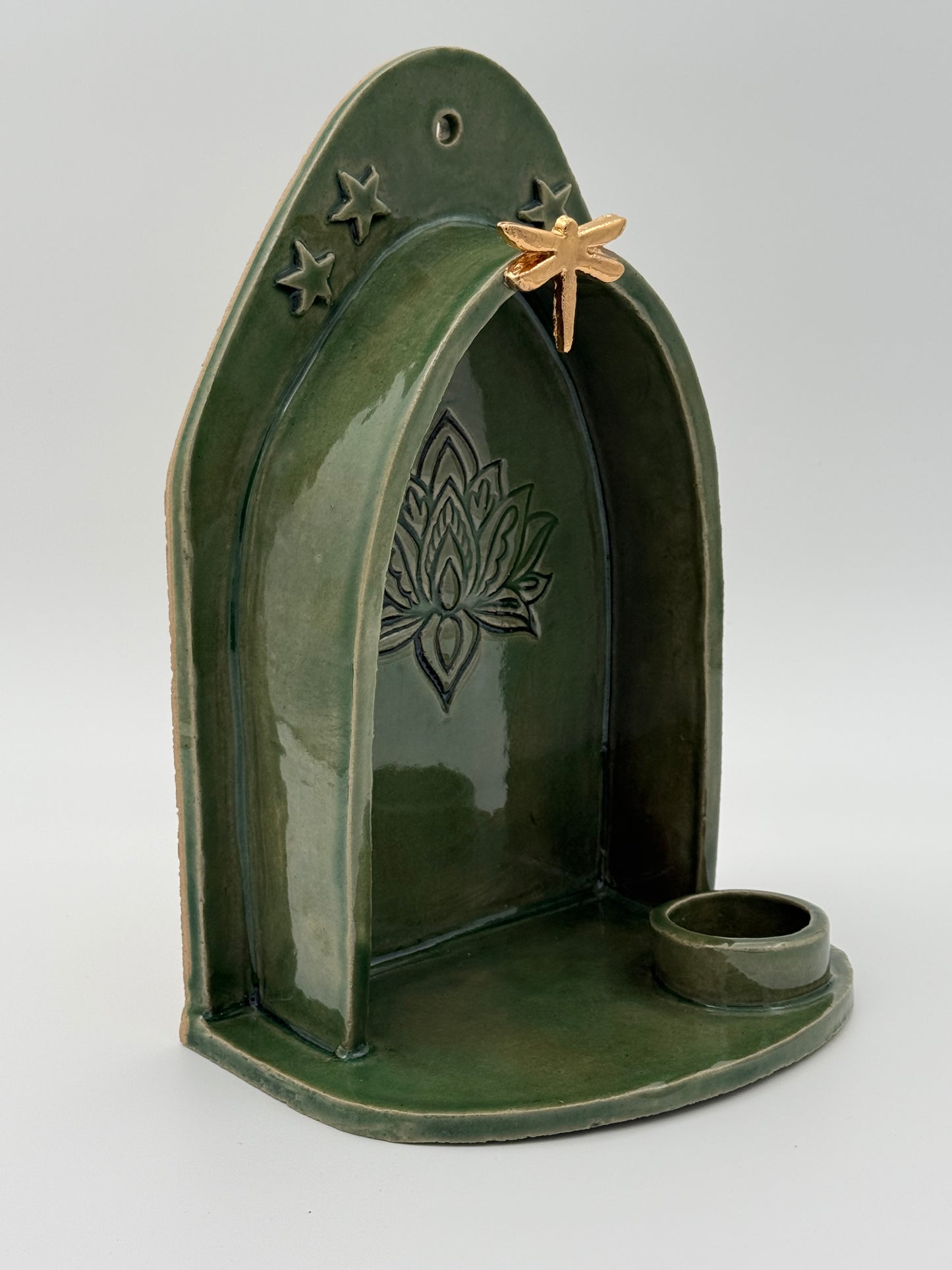 Altaartje voor binnen/buiten Jade / Goud