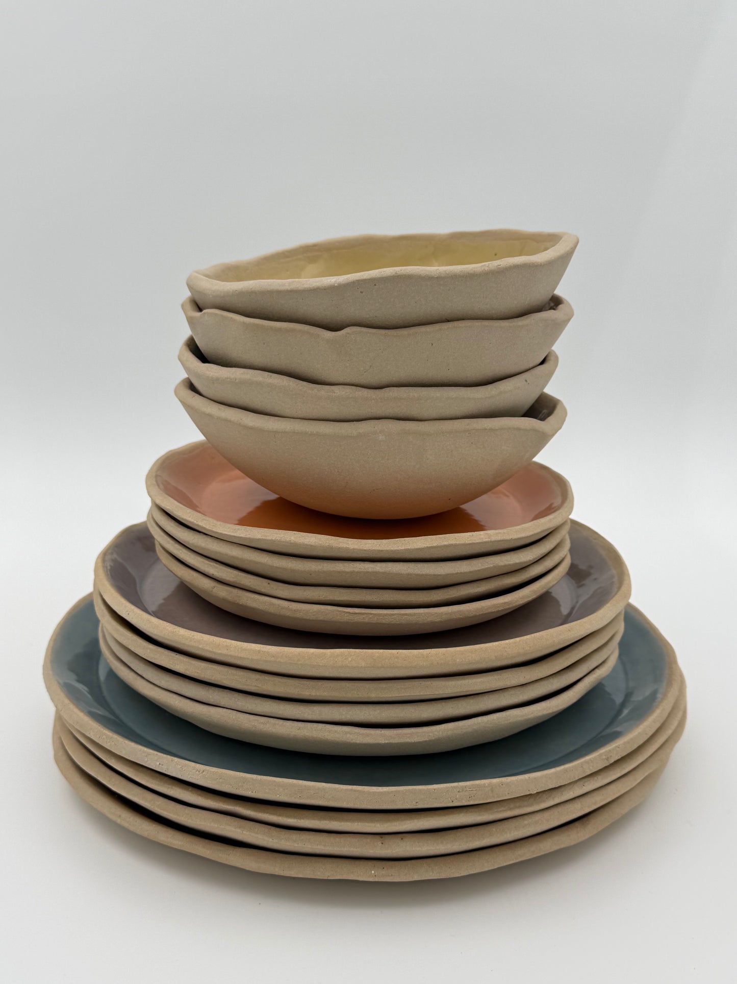 Servies - Pastel 4-delig