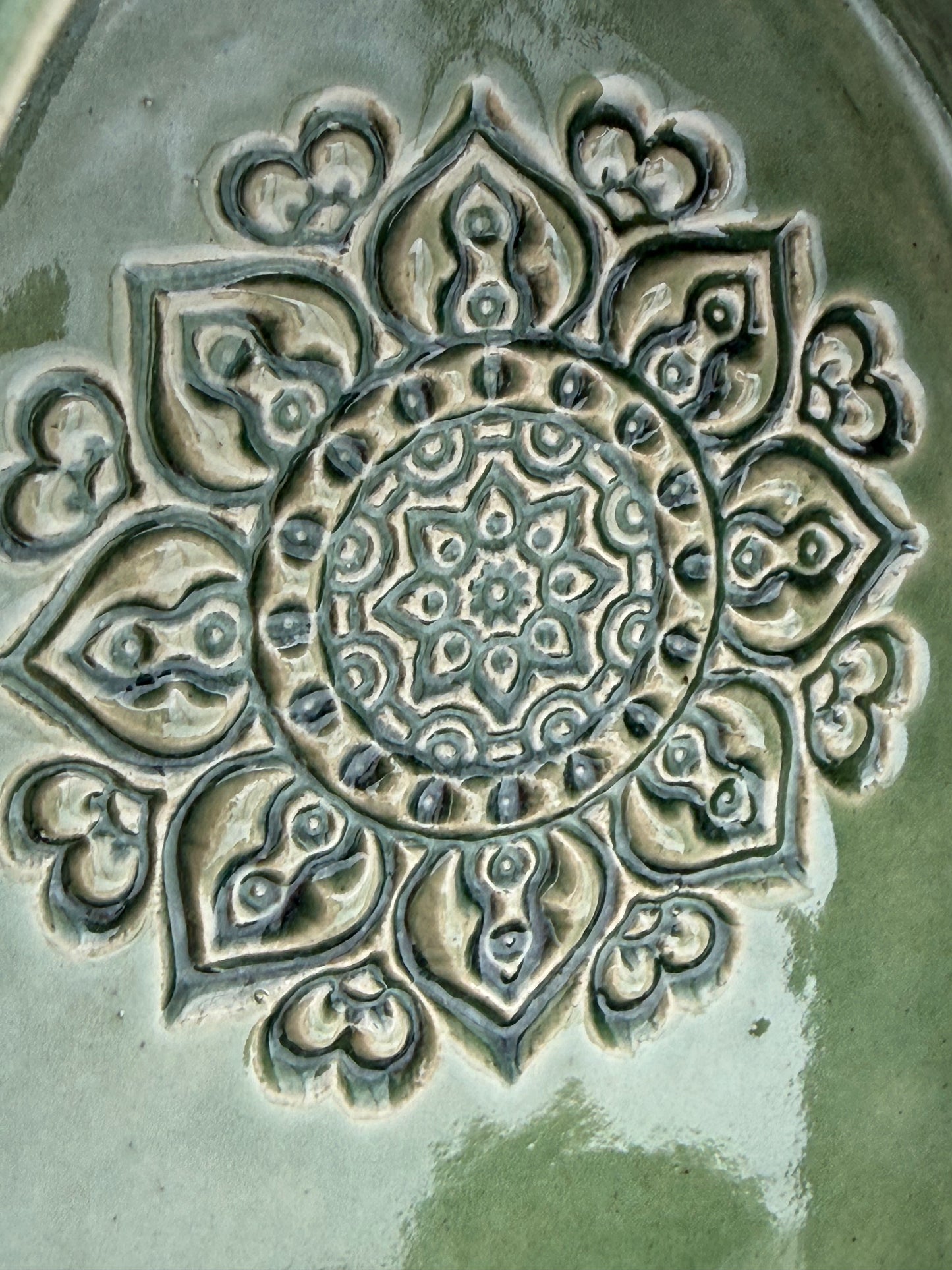 Altaartje Mandala voor binnen/buiten Jade