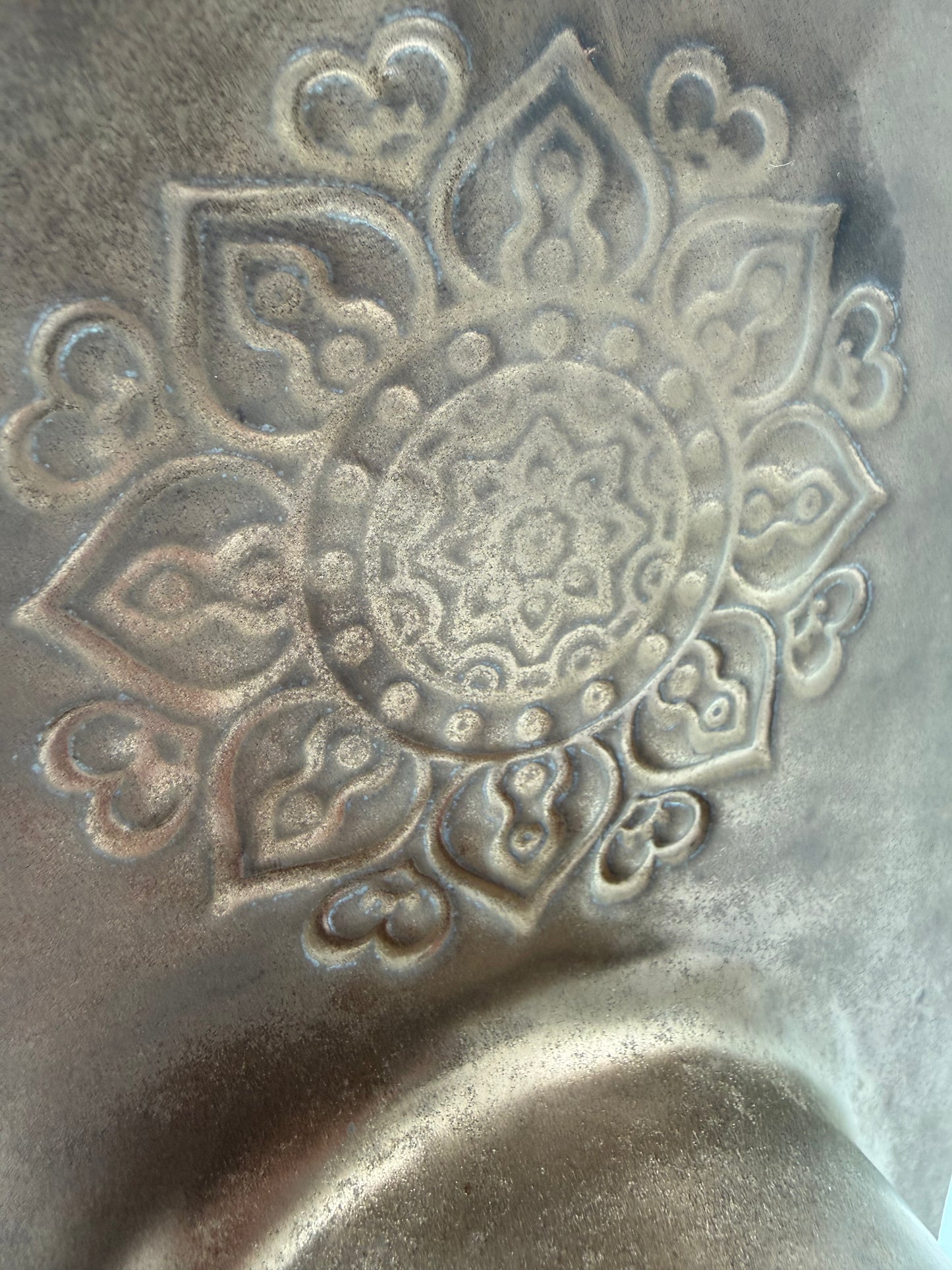Altaartje Mandala voor binnen/buiten Metal Gold