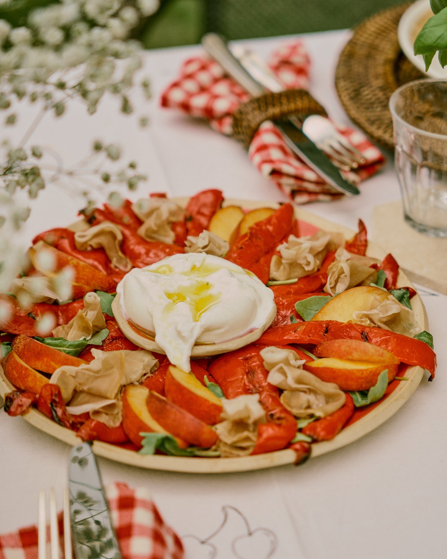 Servies - Rood signature - 4-delig